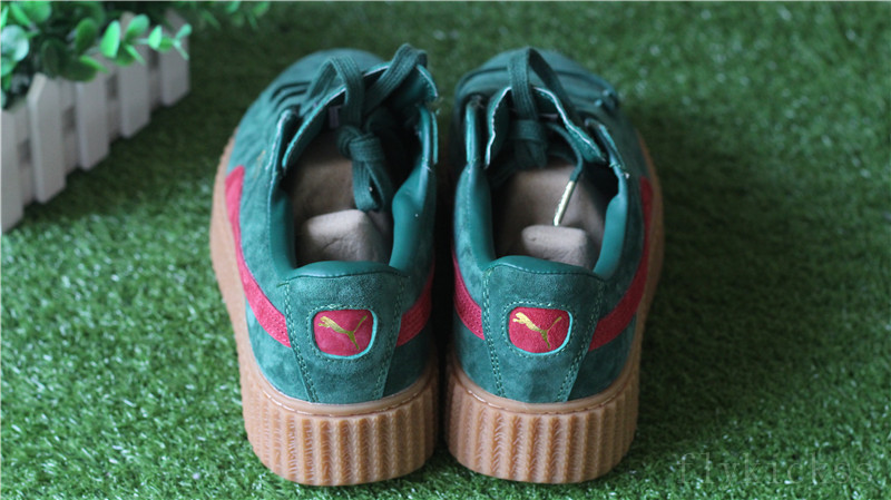 Rihanna Puma Suede Creeper Green
